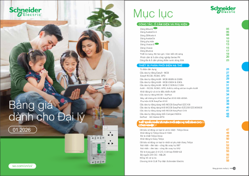 Bảng giá đại lý Schneider Electric 2026
