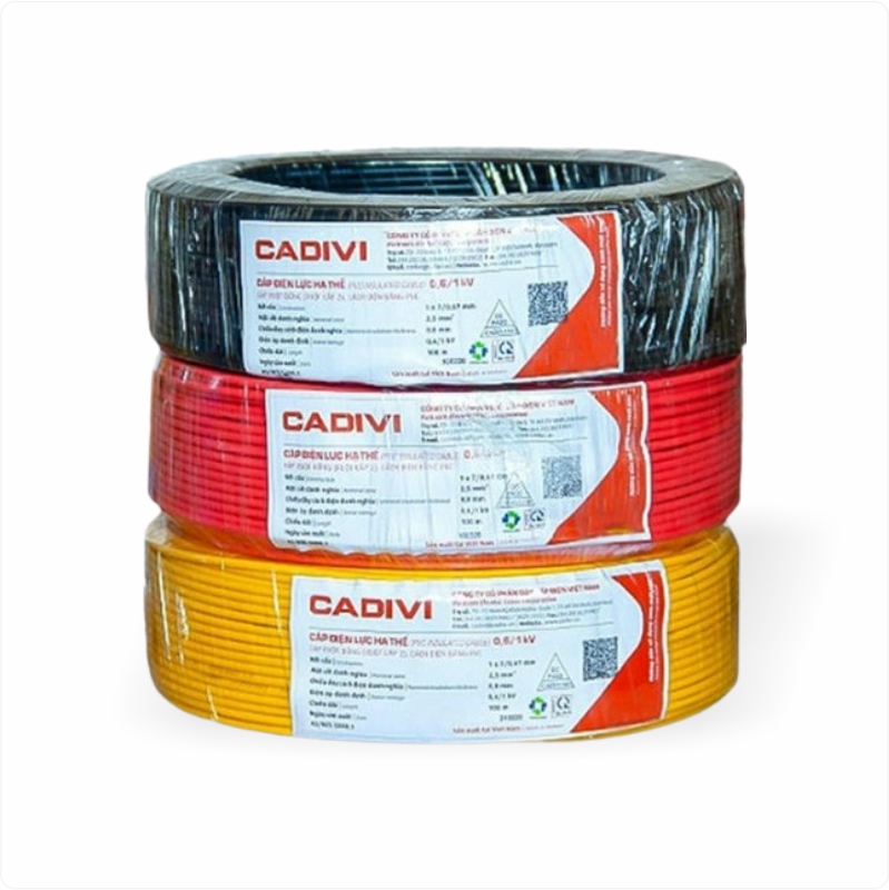 Dây điện Cadivi 2x1 - Dây đôi mềm dẹt VCm 2x1mm