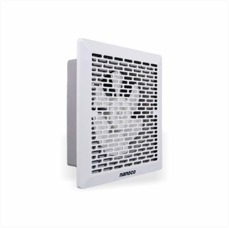 Quạt hút siêu mỏng Nanoco NMV2023 20W Lỗ khoét 200x200mm