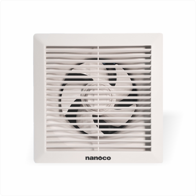 Quạt hút gắn tường 1 chiều Nanoco NWV1520 16W LK 200x200mm