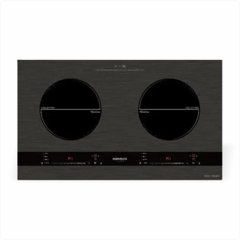Bếp điện từ đôi Nanoco NICL481 Mặt kính Ceramic bóng siêu bền