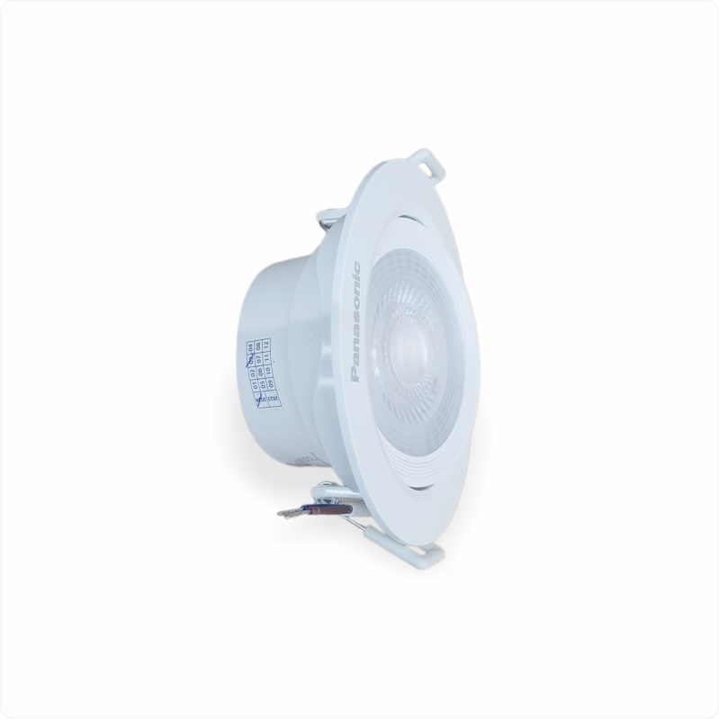 Đèn Led Âm trần Chỉnh góc Panasonic 7W D80