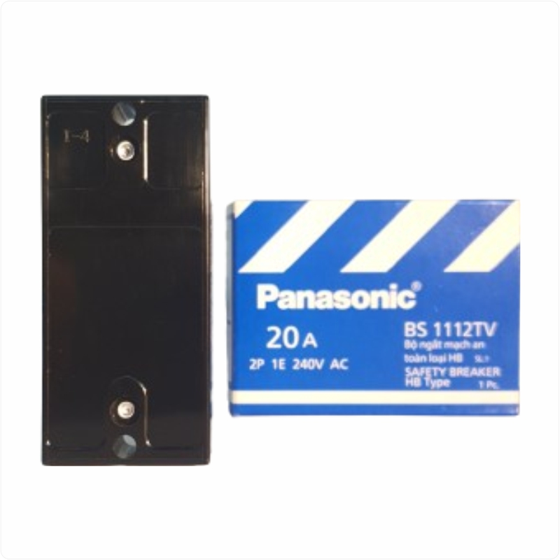 Cầu dao an toàn Panasonic HB 2P1E 10A-40A bảo vệ quá tải