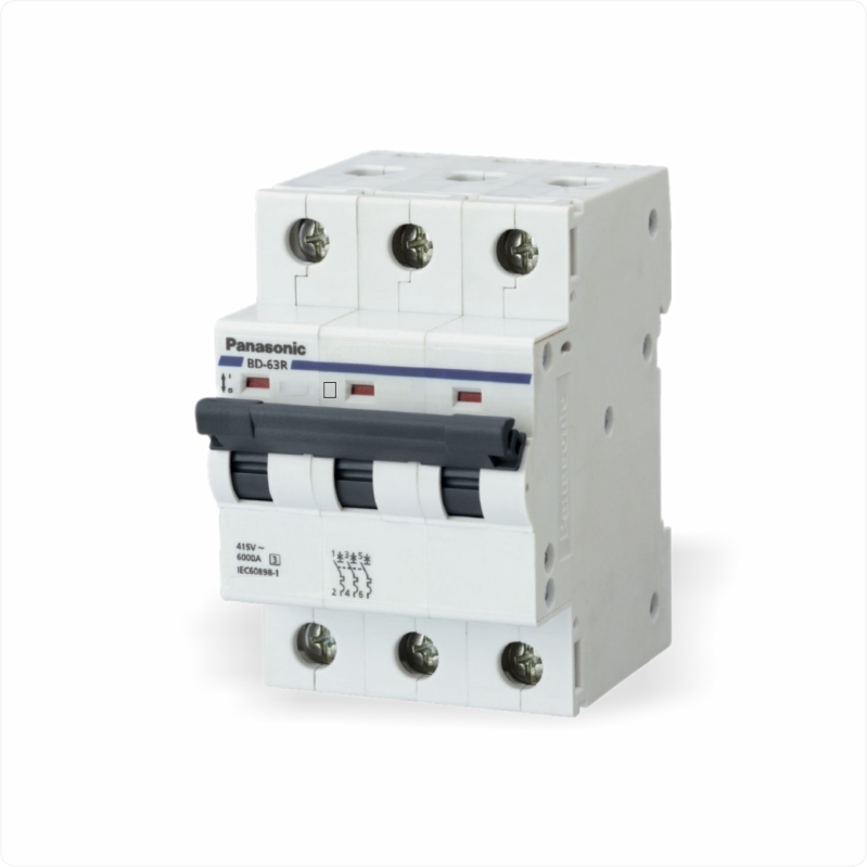 Cầu dao tự động Aptomat MCB 3P 50A Panasonic BBD3503CNV 6kA