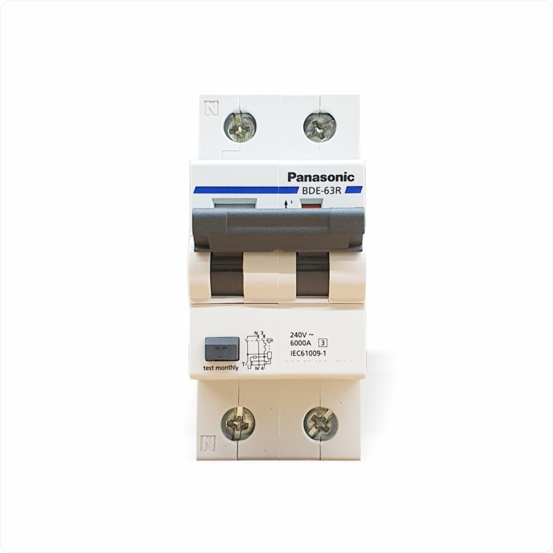 Aptomat chống giật RCBO 2P1E 40A Panasonic BBDE24031CNV 6kA