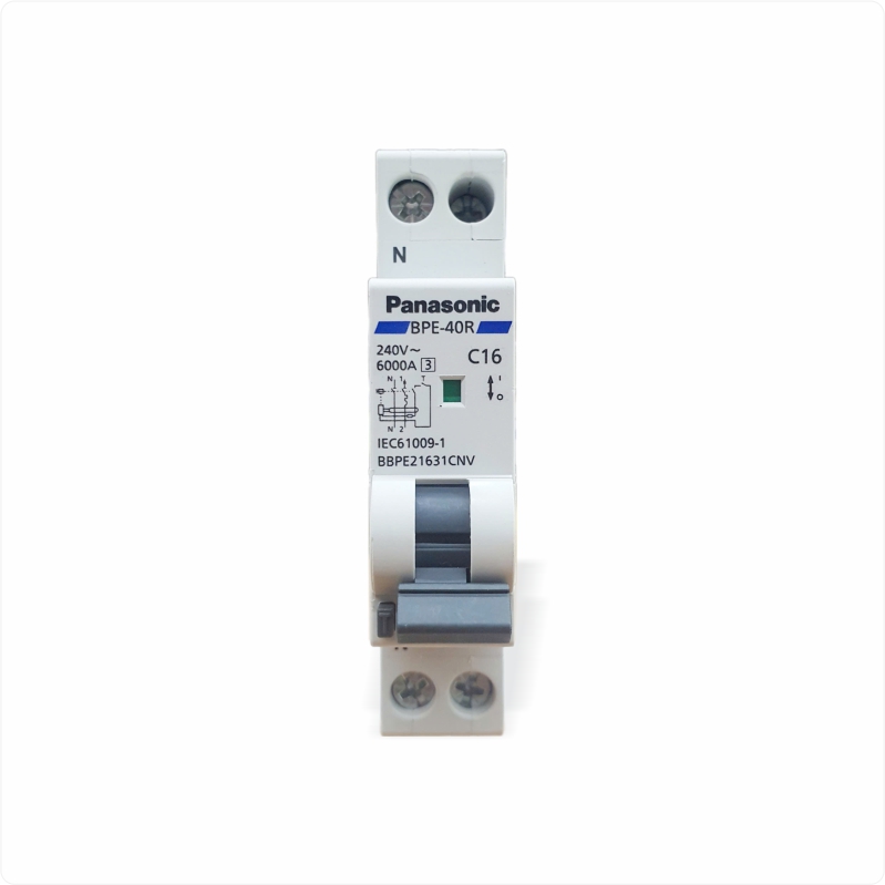 Aptomat chống giật RCBO Compact 16A Panasonic BBPE21631CNV