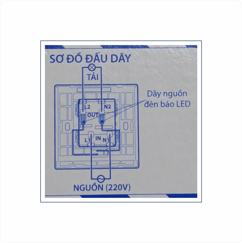 Bộ 1 công tắc 20A Panasonic Moderva WMFV503307 Màu Trắng