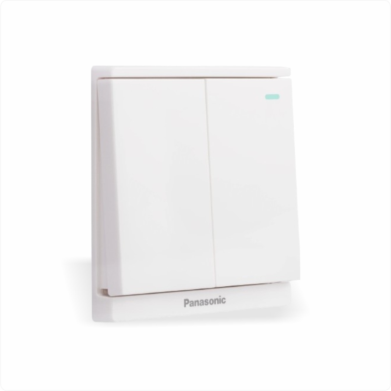 Bộ 2 công tắc 2 chiều có chỉ báo Panasonic Moderva WMF514-1VN