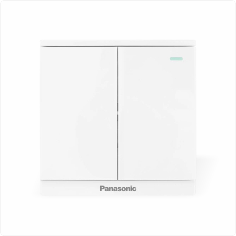 Bộ 2 công tắc 2 chiều có chỉ báo Panasonic Moderva WMF514-1VN
