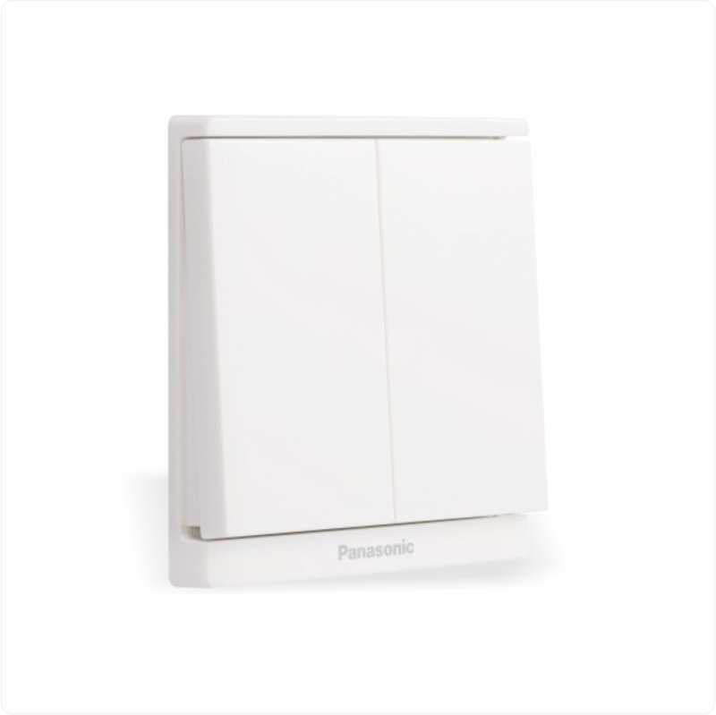 Bộ 2 công tắc 2 chiều Panasonic Moderva WMF504-VN - Màu Trắng