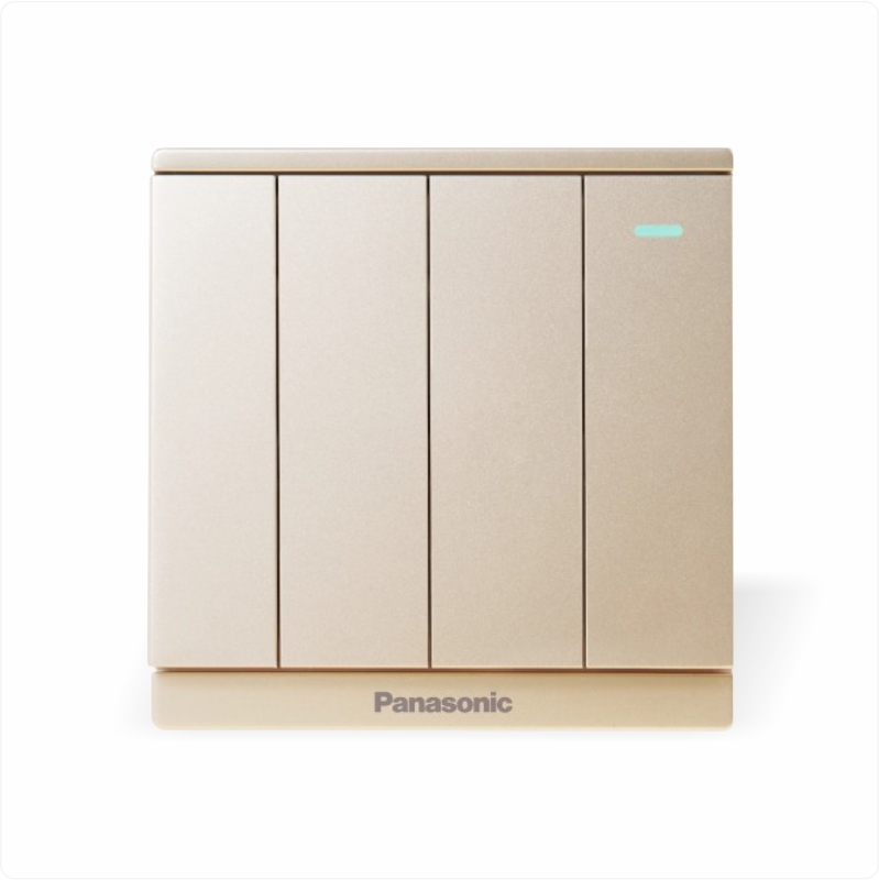 Bộ 4 công tắc 2 chiều có chỉ báo Panasonic Moderva WMF518MYZ