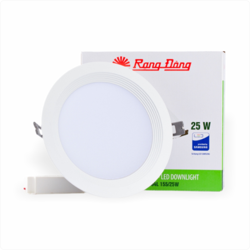 Đèn LED Downlight Âm trần Rạng Đông AT04 25W Lỗ khoét 155mm